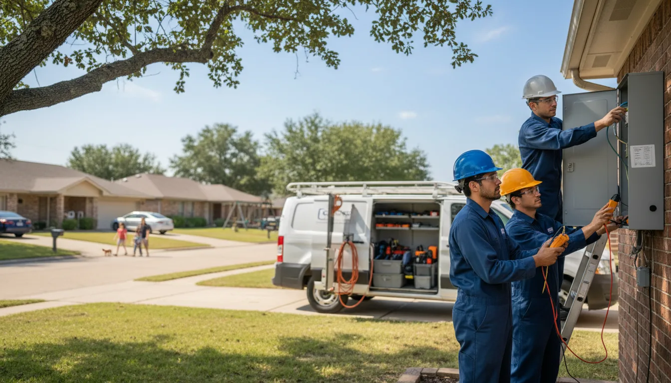 Certified electrician providing emergency electrical services in Beattie, KS